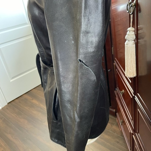 Vintage 90s Y2K BEBE leather jacket - Picture 6 of 7